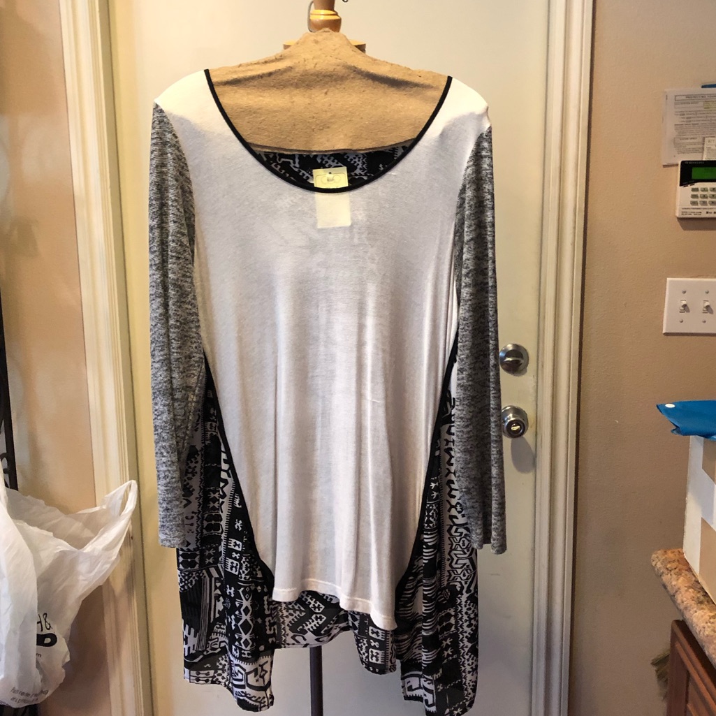 Poeme BlackWhite Top